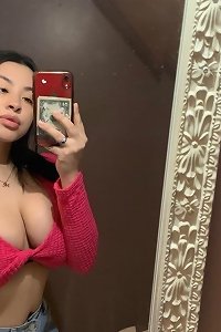 lush damsel seductively posing in lingerie