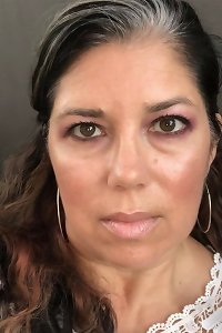 stiff big fun bags bouncing in action, 2 nymphs toying with each other